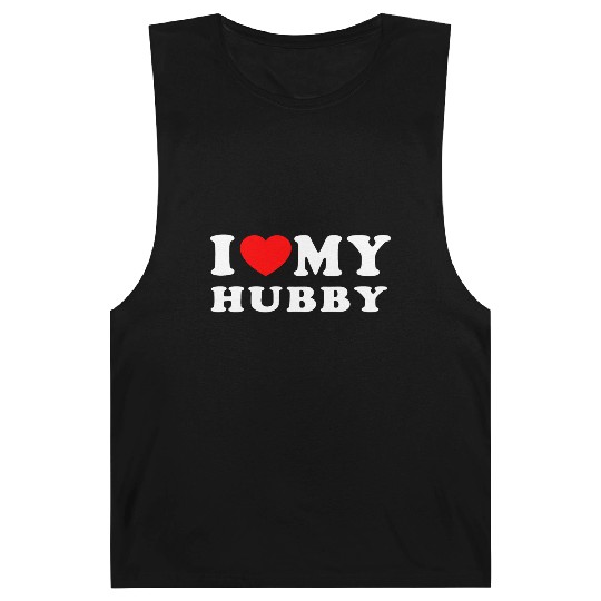 I LOVE MY Hubby I LOVE MY Husband Barnard Tanks