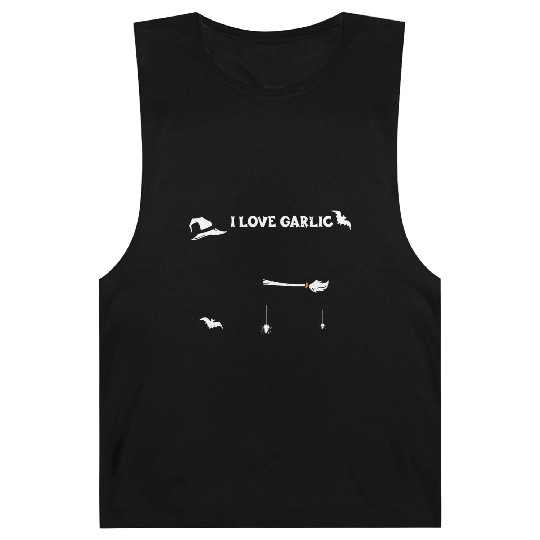 I Love Garlic - Halloween Barnard Tanks