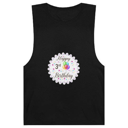 3rd Happy Birthday with Balloon Barnard Tanks