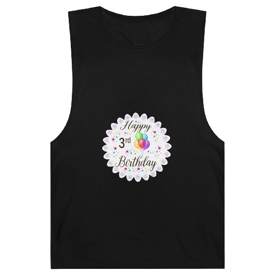 3rd Happy Birthday with Balloon Barnard Tanks