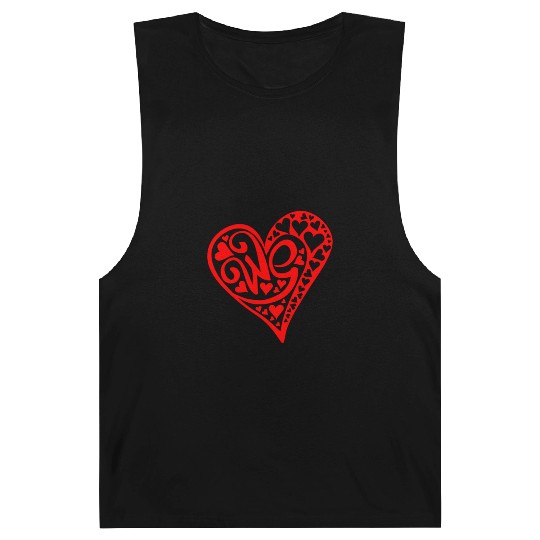Galentines Day Red Heart We Valentines Day2 Barnard Tanks