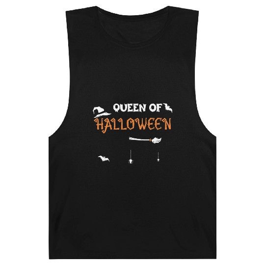 Queen Of Halloween - Halloween Barnard Tanks
