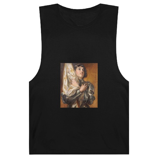 St. Joan of Arc Portrait Painting Catholic Gifts f Barnard Tanks