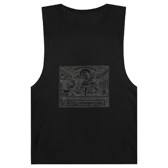 St Thomas Aquinas Patron Saint Students Catholic S Barnard Tanks
