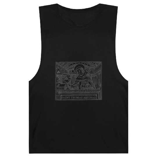 St Thomas Aquinas Patron Saint Students Catholic S Barnard Tanks