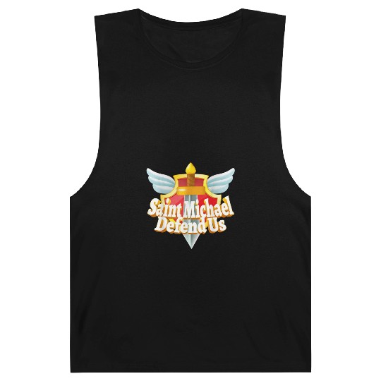 St. Michael the Archangel Icon Dragon Catholic Ang Barnard Tanks