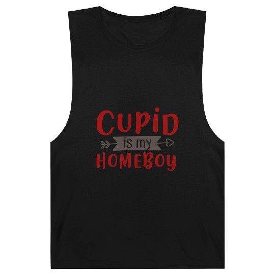Best Valentines Day Cupid is My Homeboy369 Barnard Tanks
