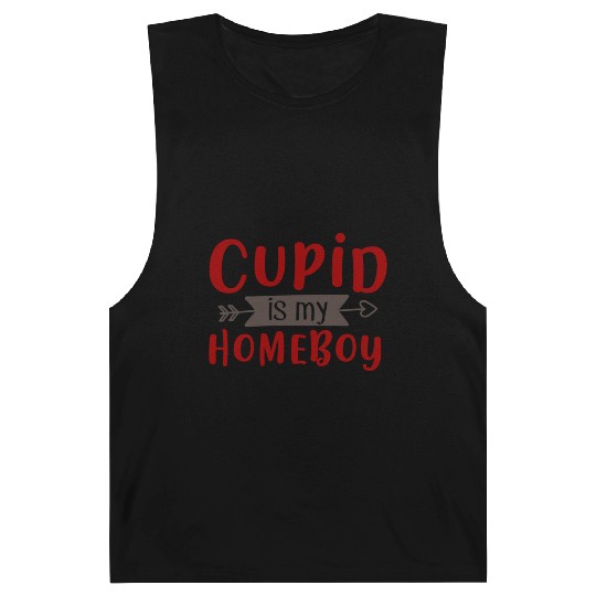 Best Valentines Day Cupid is My Homeboy369 Barnard Tanks