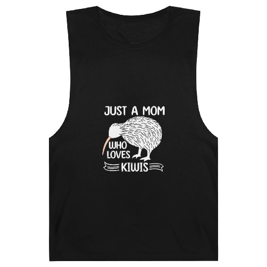 Funny Just A mom Who Loves Kiwis saying Kiwi Bird Barnard Tanks