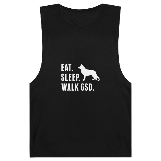 Eat Sleep Walk German Shepherd Barnard Tanks