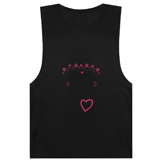 Love with My WIFE Cute Valentine day Mom to Be Val Barnard Tanks