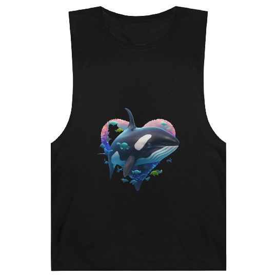 Orca Is My Valentine Barnard Tanks