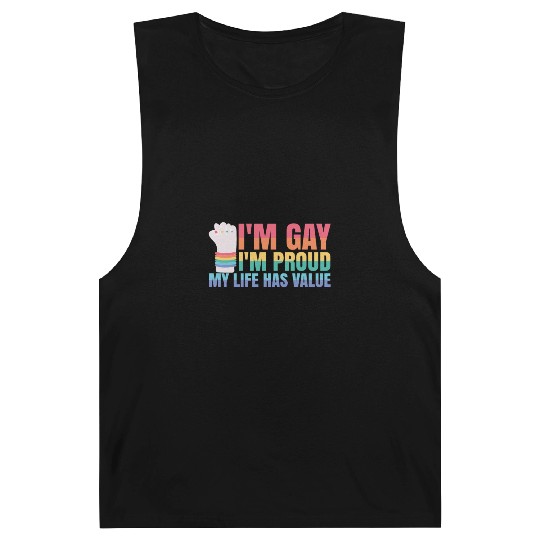 Gay Pride Month Equality Rainbow Barnard Tanks
