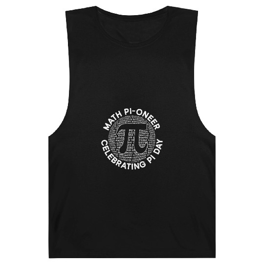 Math Pi-oneer Celebrating Pi Day - Funny Pi Day Barnard Tanks