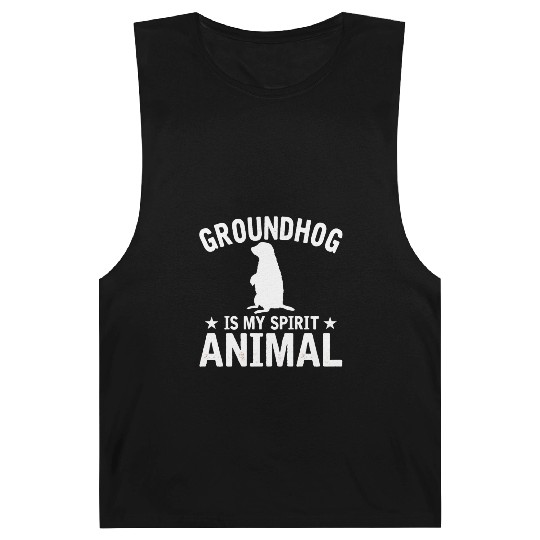 Groundhog Is My Spirit Animal Barnard Tanks Animal Lover