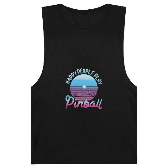 Happy People Play Pinball Retro 80s Barnard Tanks