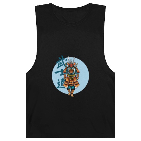 Japanese samurai warrior Bl Moon mask Barnard Tanks