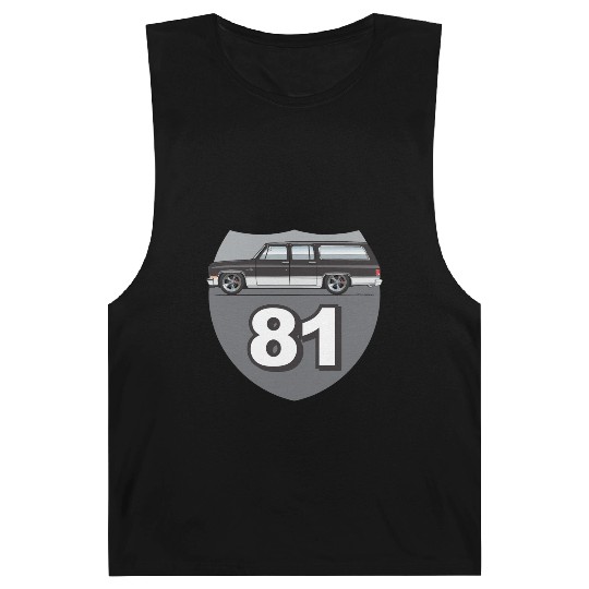 81 Midnight Black Barnard Tanks