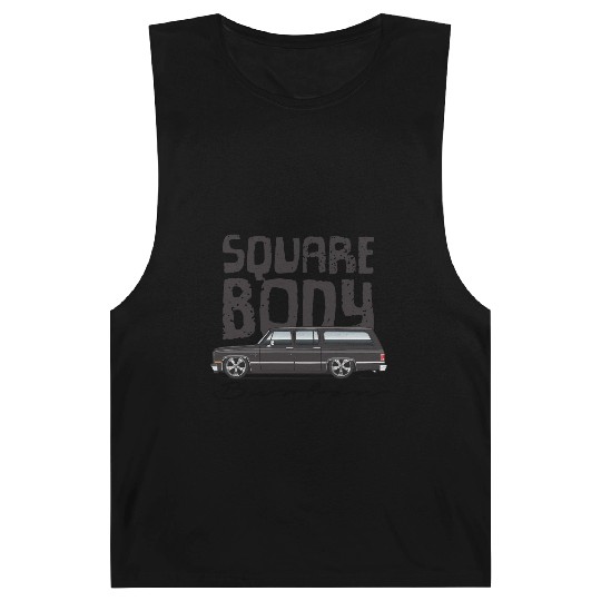 SQUARE Midnight Black Barnard Tanks