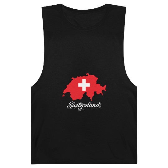 Switzerland, Schweiz, Swiss, Flag country, map Barnard Tanks