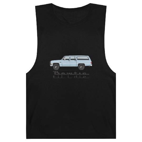 bowtie Light Blue Barnard Tanks
