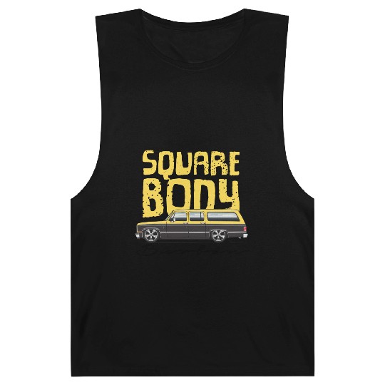 square body Colonial yellow Barnard Tanks