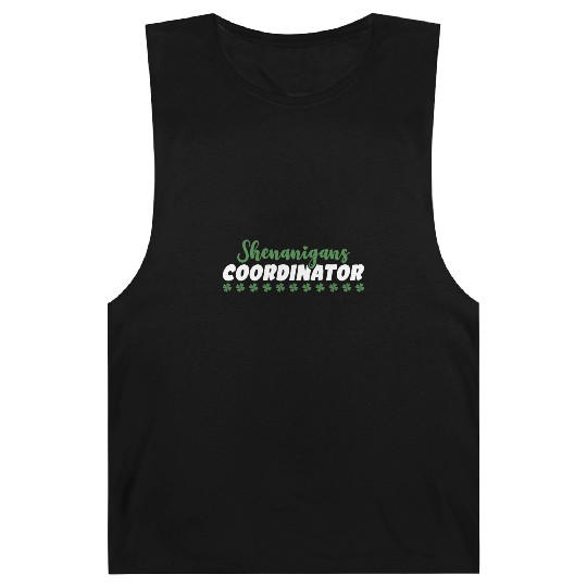 Shenanigans Coordinator Funny St Patricks Day Barnard Tanks