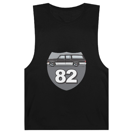 82 Midnight Black Barnard Tanks