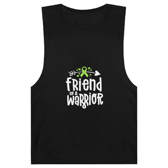 Friend Of A Warrior Lime Green Ribbon Lyme Barnard Tanks
