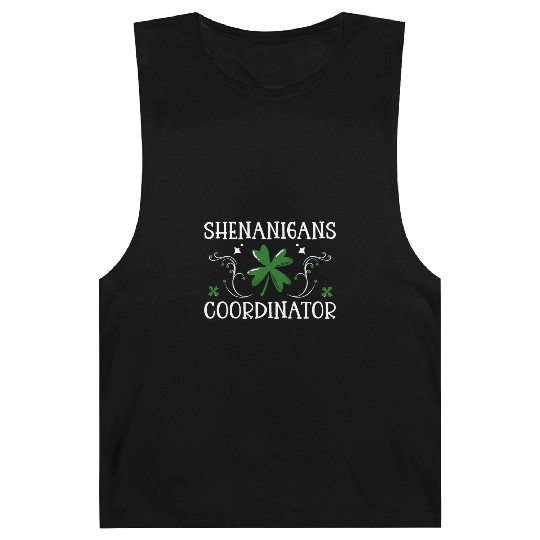 Shenanigans Coordinator Funny St Patricks Day Barnard Tanks