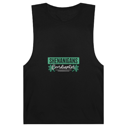 Shenanigans Coordinator Funny St Patricks Day Barnard Tanks