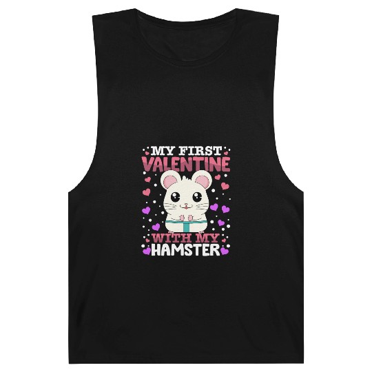 My First Valentine With My Hamster Animal Heart Barnard Tanks