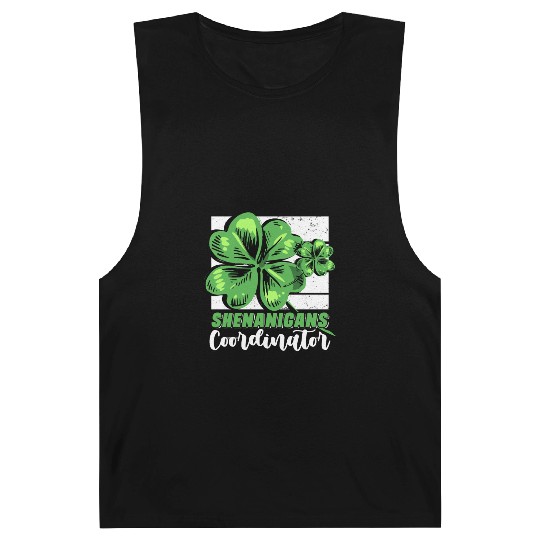 Shenanigans Coordinator Funny St Patricks Day Barnard Tanks
