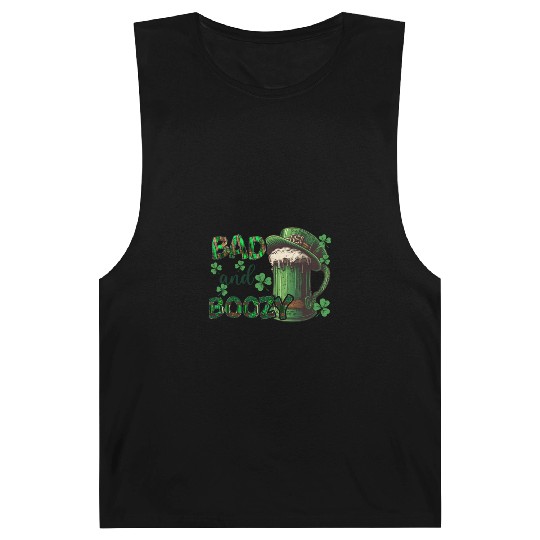 Mens St Patricks Day Irland Irish Green Shamrock Barnard Tanks