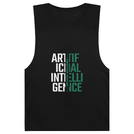 AI Artificial Intelligence Futuristic Nerd Gift Barnard Tanks
