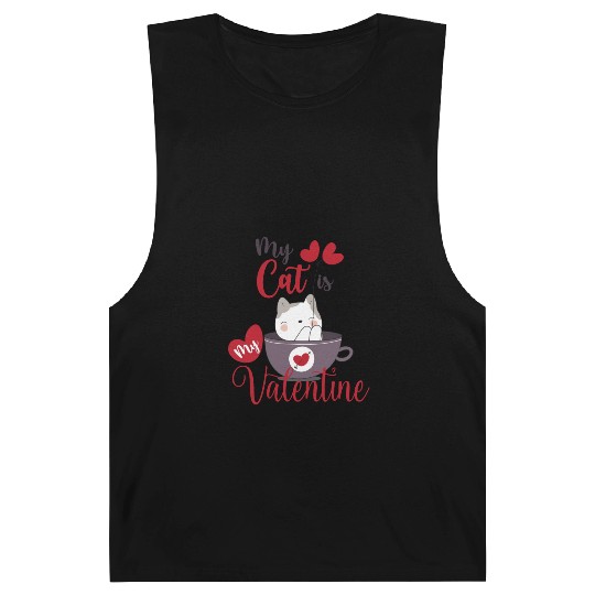 My cat is my Valentine's Day gift geek Barnard Tanks