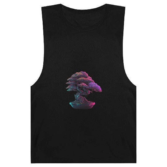 Synthwave Bonsai Tree Barnard Tanks