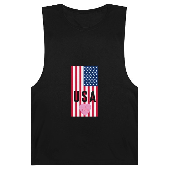 USA Stars and Stripes Barnard Tanks