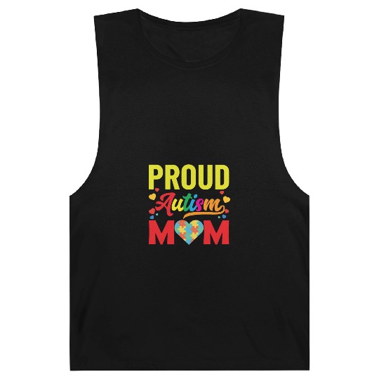 Proud Autism Mom Barnard Tanks