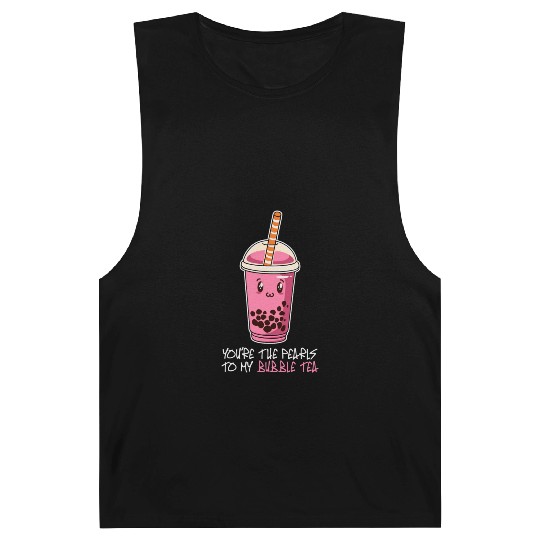You're The Pearls To My bubble tea, drink boba tea Barnard Tanks