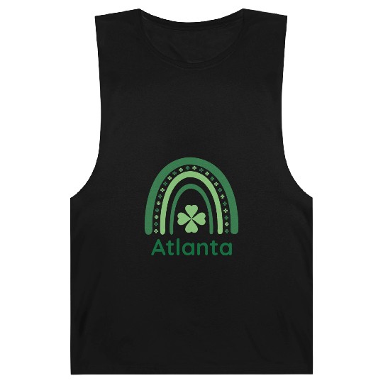 Atlanta Clover Charm Boho Rainbow Barnard Tanks