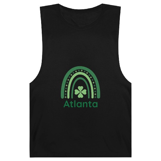 Atlanta Clover Charm Boho Rainbow Barnard Tanks