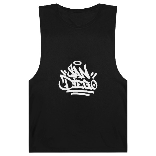 San Diego City Graffiti Street Art Handstyle USA H Barnard Tanks