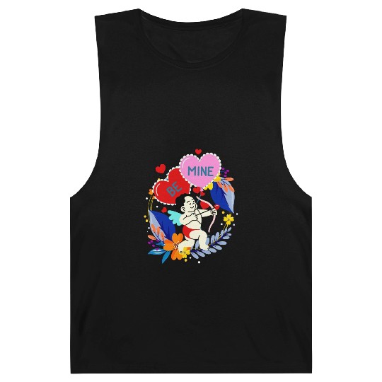 Cupid Be Mine - Valentines Day Barnard Tanks