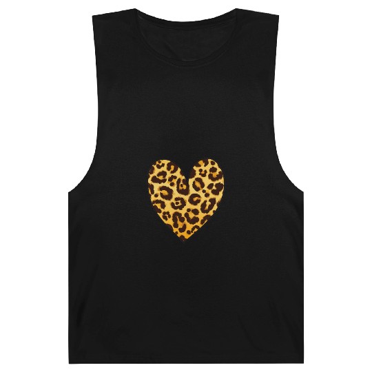 Western Hearts, Leopard Heart, Valentine Cow Barnard Tanks