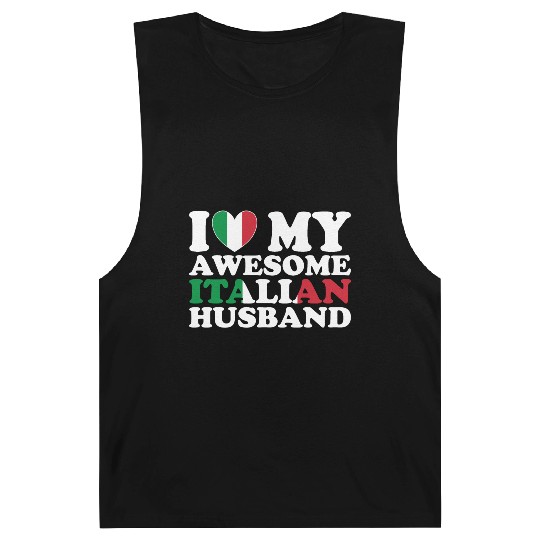 I Love My Awesome Italian Husband Barnard Tanks