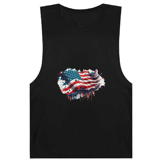 Patriotic Flow Barnard Tanks