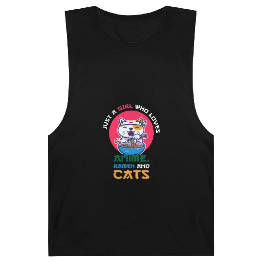 Just a girl who loves anime ramen and cats Barnard Tanks