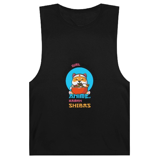Just a girl who loves anime, ramen and shibas Barnard Tanks