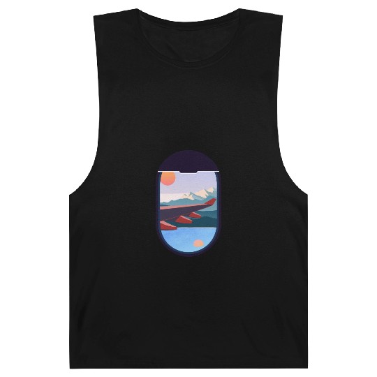 Wanderlust Travel Plane Window Landscape Nature Barnard Tanks